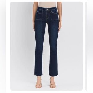 Lovervet High Rise Mini Bootcut Jeans